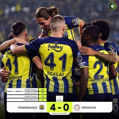 Fenerbahçe Dört Köşe 4-0