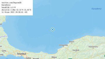 Son dakika! Karadeniz Açıklarında Deprem (Kastamonu ve İstanbul’da  da Hissedildi)