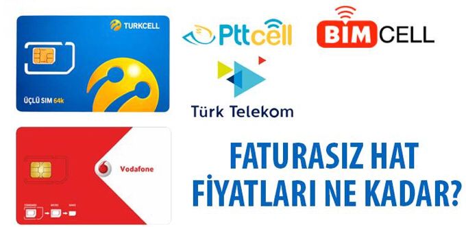 2022 Sim Kart Fiyatları (Turkcell, Türk Telekom, Vodafone, Pttcell, Bimcel)
