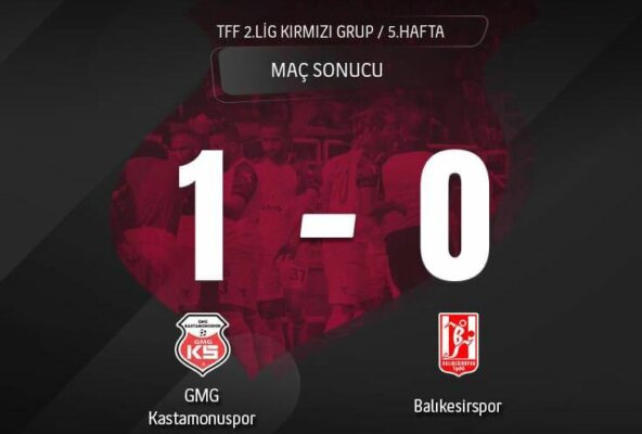 GMG Kastamonuspor Nihayet Galibiyetle Tanıştı 1-0
