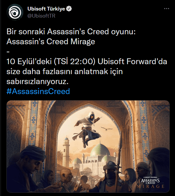 Ubisoft, Orta Doğu'da Geçecek Bir Oyun Olan 'Assassin's Creed Mirage'ı Onayladı