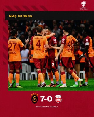 Ziraat Türkiye Kupası Galatasaray GMG Kastamonusporu Yedi Bitirdi 7-0