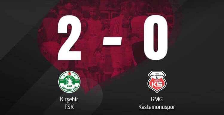 TFF 2.LİG: GMG Kastamonuspor, Kırşehir’de Vurgun Yedi 2-0