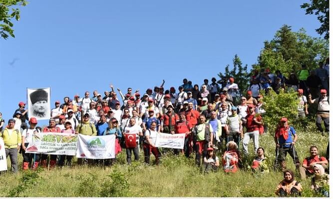 “Atatürk ve İstiklal Yolu Yürüyüşü” Devam Ediyor