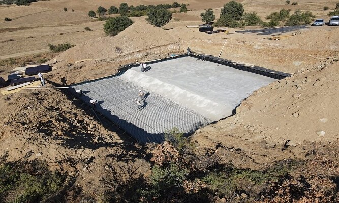Taşköprü ilçemizde içme suyu arıtma tesisi inşaatı çalışmaları devam ediyor.