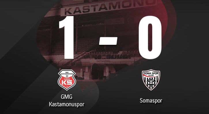 GMG Kastamonuspor Zirvede: Kastamonuspor Gazi Stadında Somaspor’u 1-0 Yendi.