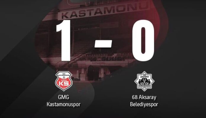 GMG Kastamonuspor Kazanmaya Devam Ediyor 1-0