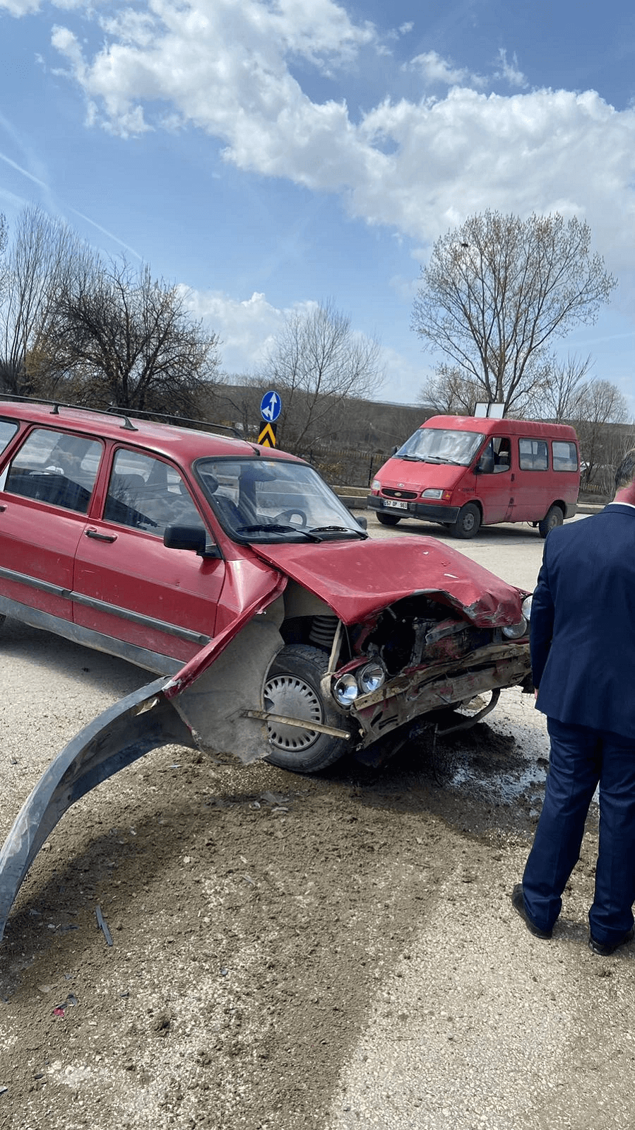 Kastamonu Taşköprü'de trafik kazası!