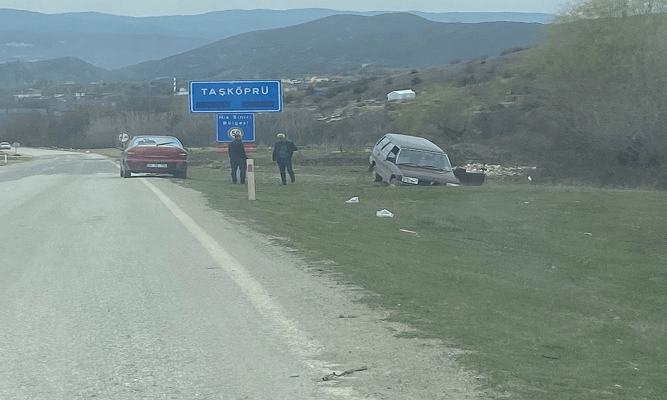 Kastamonu’da trafik kazası!