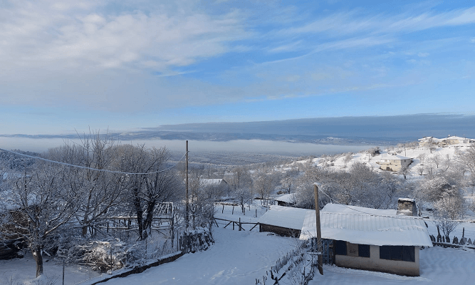 Mart'ın Sonuna Gelirken Taşköprü'de Kara Kış Devam Ediyor! İşte Taşköprü'den Kış Manzaraları