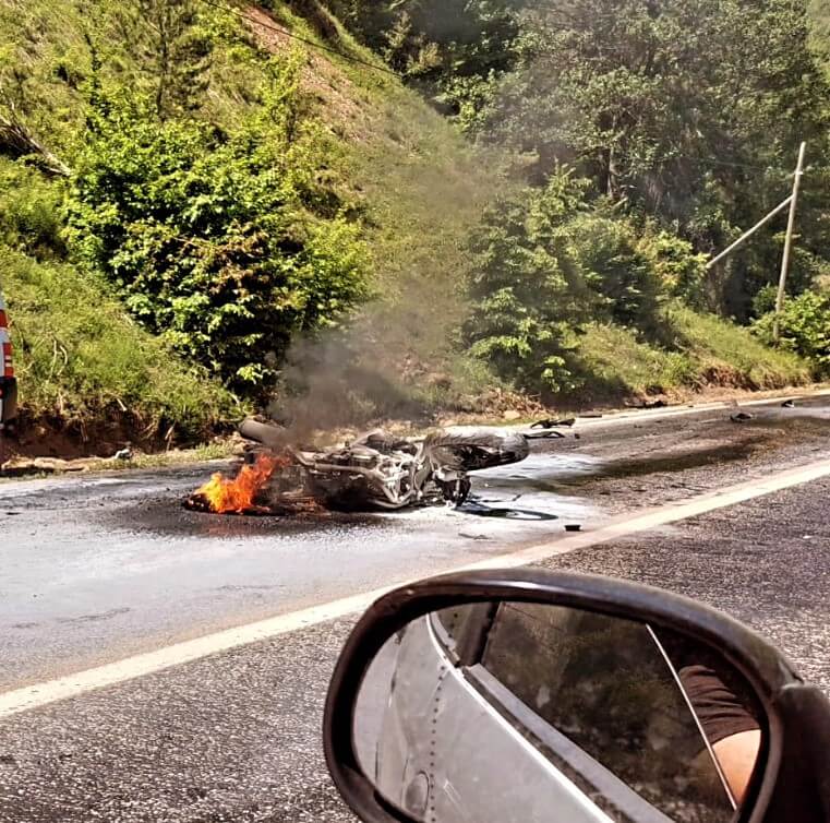 Kastamonu'da Trafik Kazasında Minibüsle Çarpışan Motosiklet Sürücüsü Hayatını Kaybetti