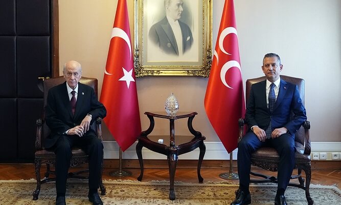 Özgür Özel, Cumhurbaşkanı Erdoğan’ın ardından MHP lideri Bahçeli ile görüştü!