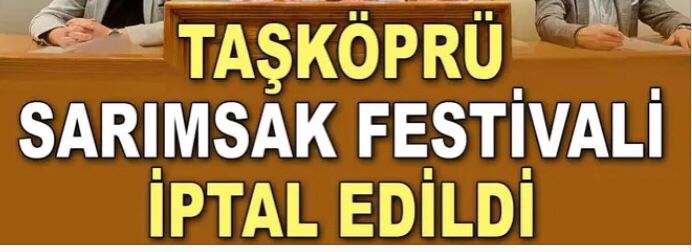 Sarımsak Festivali Tasarruf Tedbirlerine takıldı: Demek ki neymiş festivaller İSRAFMIŞ!