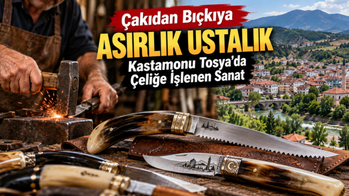 Çakıdan Bıçkıya Asırlık Ustalık: Kastamonu Tosya’da Çeliğe İşlenen Sanat