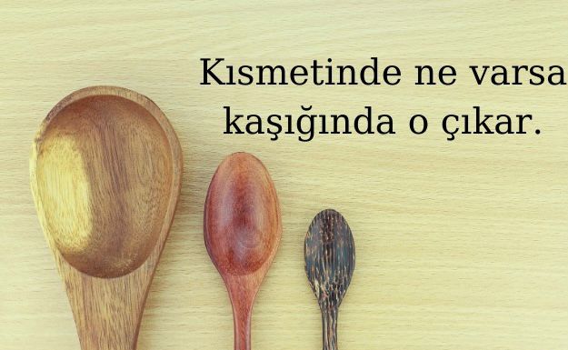 Kısmetinde Ne Varsa Kaşığında O Çıkar (Deyiminin Hikayesi)