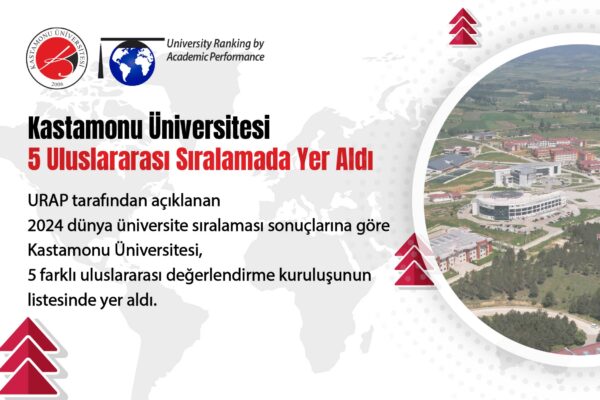 Kastamonu Üniversitesi 2024 Dünya Üniversite Sıralamalarında Başarıya İmza Attı