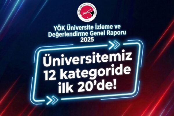Kastamonu Üniversitesi’nden Ulusal Başarı: YÖK 2025 Raporu’nda 12 Alanda Türkiye İlk 20’sinde
