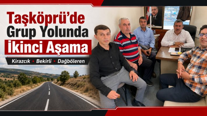 “Taşköprü’de Grup Yolu İçin İkinci Aşamaya Geçildi: 5 Kilometrelik Asfalt İçin Düğmeye Basıldı!”