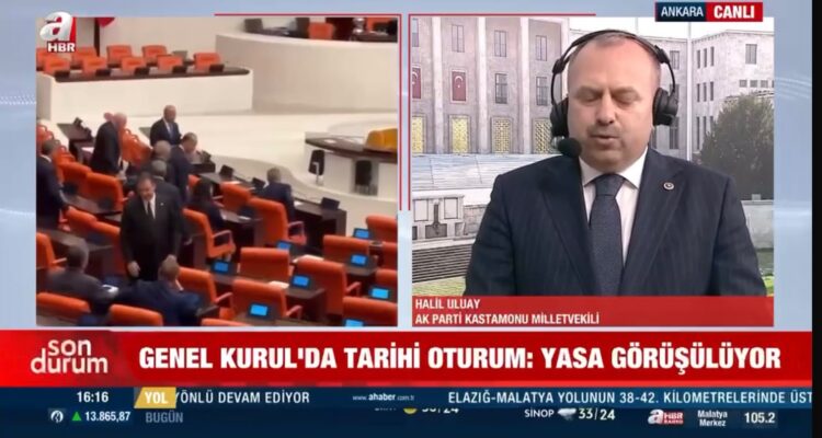 Kastamonu’dan Türkiye’nin Tarihi Kararına İmza: Halil Uluay A Haber’de Anlattı, Meclis 468 Oyla “Evet” Dedi