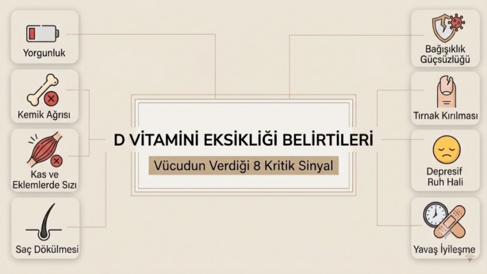 D Vitamin Eksikliği Belirtileri: 8 Kritik İşaret ve Çözümü