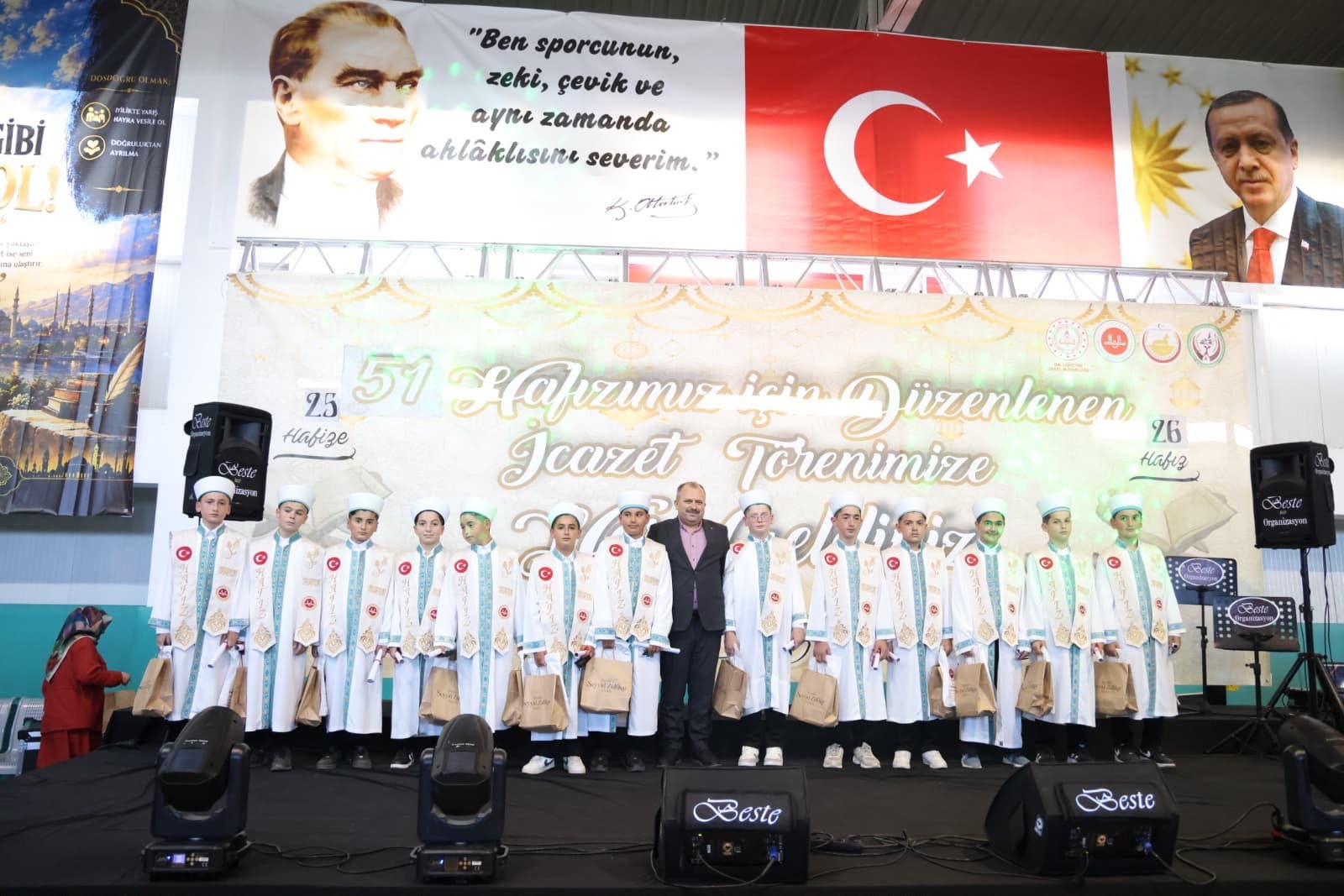 Seydiler’de 51 Öğrencinin Hafızlık Yolculuğu İcazetle Tamamlandı