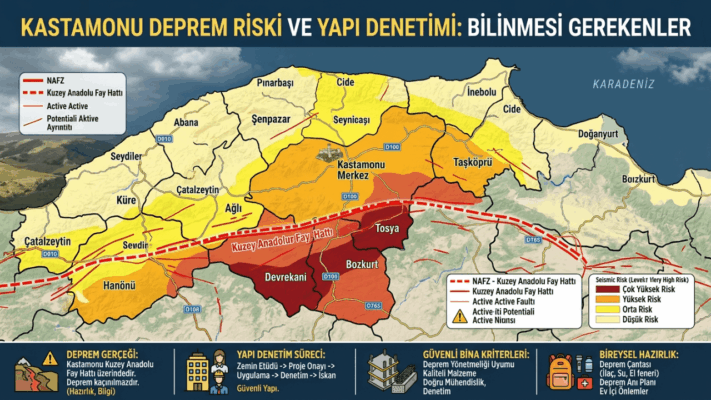 Kastamonu Deprem Riski ve Yapı Denetimi: Bilinmesi Gerekenler