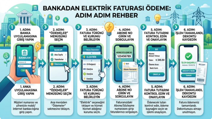Bankadan Elektrik Faturası Ödeme: Adım Adım Rehber