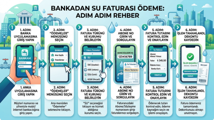 Bankadan Su Faturası Ödeme: Tüm Yöntemler ve Püf Noktaları