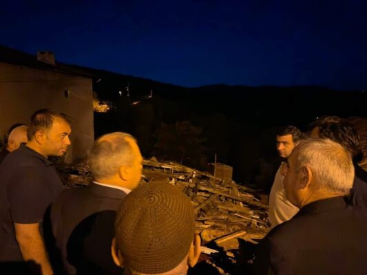 Kastamonu Milletvekili Halil Uluay Kirazcık’ta: Göçen Evin Enkazını İnceledi, Yaralıları Ziyaret Etti