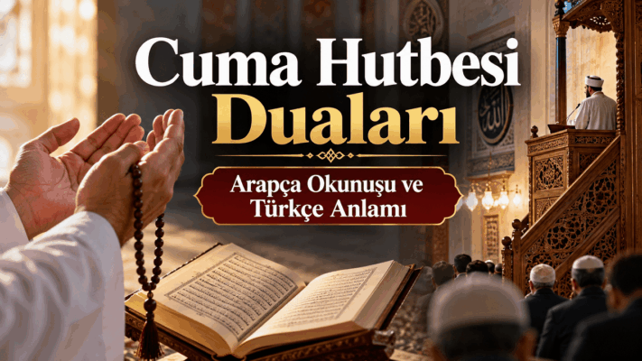 Cuma Hutbesi Duaları: Arapça Okunuşu ve Türkçe Anlamı