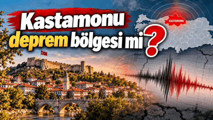 Kastamonu Deprem Bölgesi mi? Fay Hattı ve Deprem Haritası