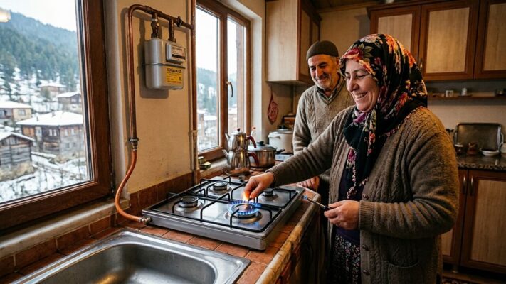 Kastamonulular Müjde! O İlçeye Doğalgaz Geldi