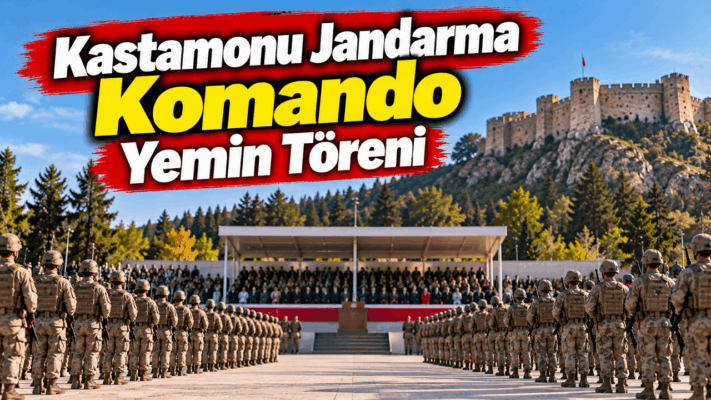 Kastamonu Jandarma Komando Yemin Töreni