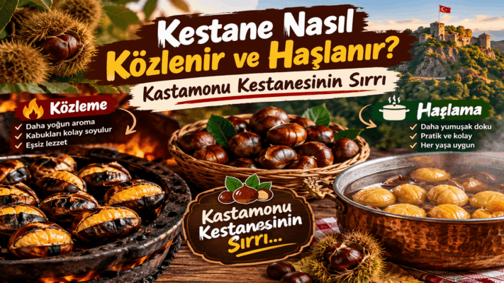 Kestane Nasıl Közlenir ve Haşlanır? Kastamonu Kestanesinin Sırrı