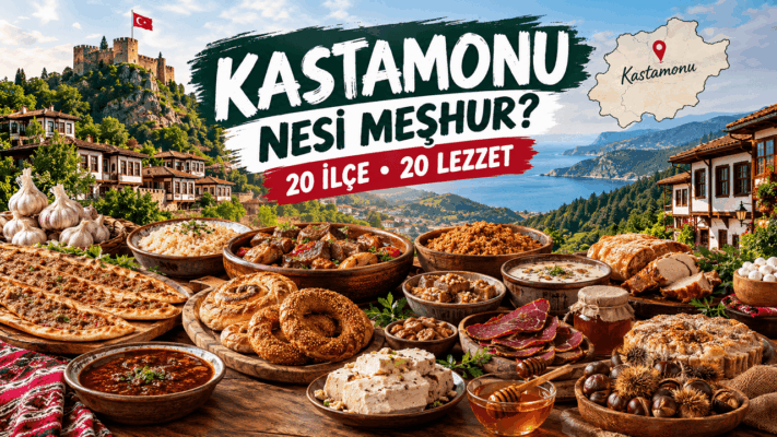 Kastamonu Nesi Meşhur? 20 İlçenin Lezzeti, Ürünü ve Yerleri