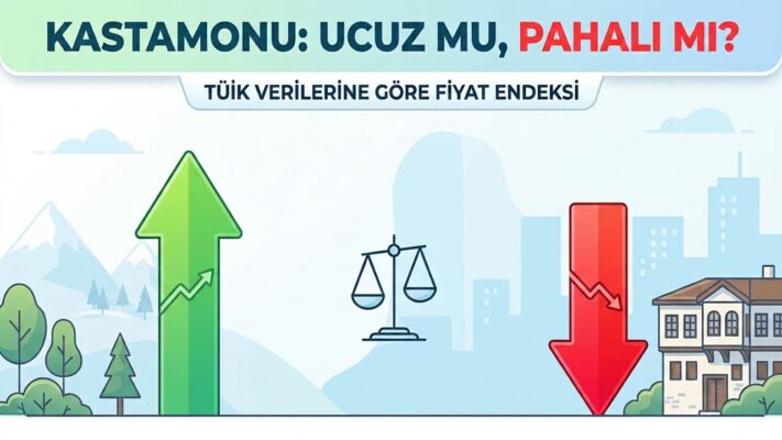 Kastamonu Ucuz mu Pahalı mı? TÜİK’in Verisi Herkesi İkiye Böldü