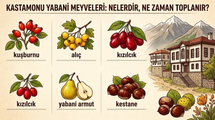 Kastamonu Yabani Meyveleri: Nelerdir, Ne Zaman Toplanır?