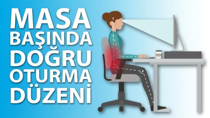 Masa Başında Bel Ağrısı İçin Doğru Oturma Düzeni