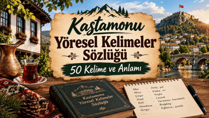 Kastamonu Yöresel Kelimeler Sözlüğü