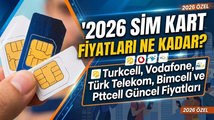 2026 SIM Kart Fiyatları: Turkcell, Vodafone, Türk Telekom, Bimcell