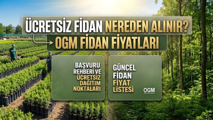 Ücretsiz Fidan Nereden Alınır? OGM Fidan Fiyatları 2026