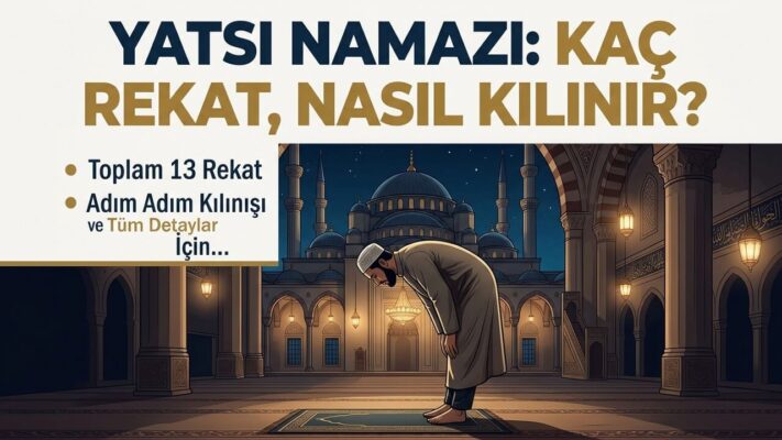 Yatsı Namazı Kaç Rekat, Nasıl Kılınır?